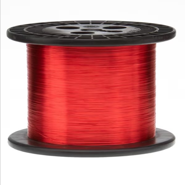 Magnet Wire, Enameled Copper Wire, 27 AWG, 5.0 Lbs, 8005' Length, 0.0151
